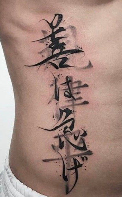 Mental Strength In Japanese Kanji Symbols For Tattoo – Yorozuya